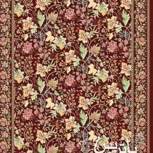 فرش پاتریس زنبق زرشکی ۷۰۰ شانه