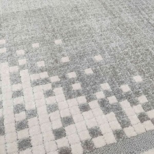 فرش ساوین کد 7433 رنگ نقره ای روشن