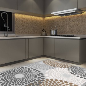 فرش ساوین طرح 7404 نقره ای روشن