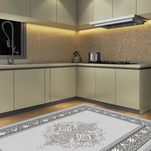 فرش ساوین کد 7403 رنگ نقره ای روشن