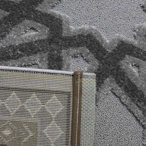فرش ساوین کد 7417 رنگ نقره ای روشن