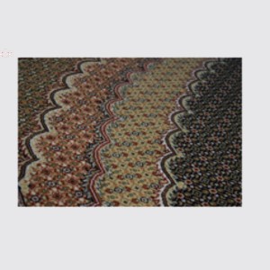 فرش ماشینی پاتریس طرح ریزماهی زمینه سرمه ای 1000 شانه