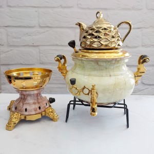 سماور 3کاره طرح سنگ جور