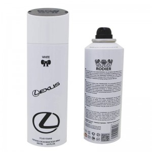 اسپری بدن زنانه رودیر مدل LEXUS WHITE حجم 200 میلی لیتر