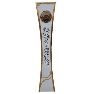 ساعت ایستاده پرنس چراغ دار سفید