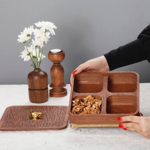 اردوخوری 4 خانه درب دار طرح موج طلایی