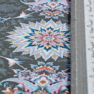 فرش  پاتریس افشان سی گل طوسی ۱۵۰۰ شانه (ارسال رایگان)
