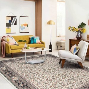 فرش پاتریس افشان مهربان گل کرم ۱۲۰۰ شانه (ارسال رایگان)