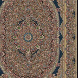 فرش پاتریس طراوت سرمه‌ای ۷۰۰ شانه