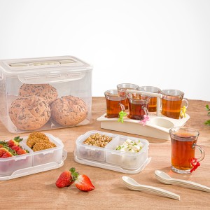 سرویس چای و صبحانه خوری مسافرتی 6 نفره کد 430