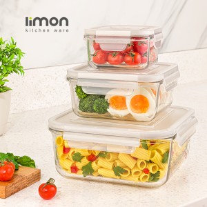 ظرف شیشه ای 6 پارچه کد 2048