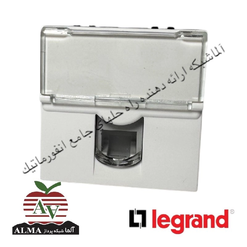 کیستون (پریز) شبکه Cat6SFTP لگراند (پهن) 2 ماژول 76566