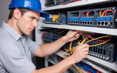 راهنمای جامع نصب و راه‌اندازی سیستم کابل‌کشی شبکه Cat6