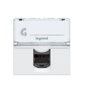 کیستون (پریز) تلفن Cat3-RJ11 لگراند (پهن) 2 ماژول 78730