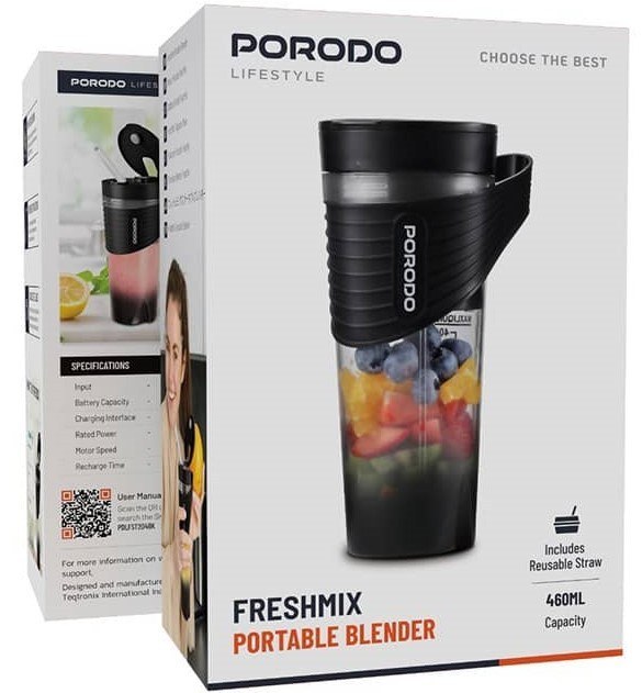 شیکر ورزشی Prodo مدل FRESHMIX PORTABLE BLENDER با گنجایش460ملی لیتر
