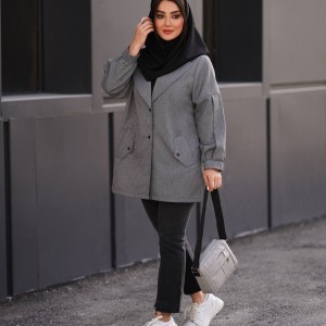 مانتو دانشجویی اداری مدل آویژه