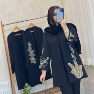 مانتو مزونی زنانه عیدانه مدل ترمه(کالکشن عیدانه ۱۴۰۴)