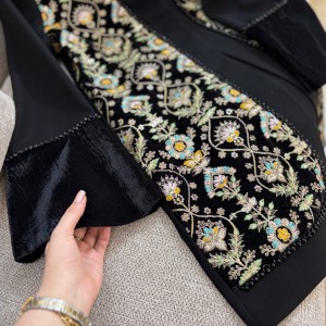 مانتو مزونی سوزندوزی عیدانه مدل ژاسمین