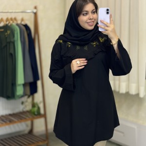 تونیک تابستانه بلند/تونیک دانشجویی/مانتودانشجویی/مدل مهتاب