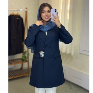 مانتو کتی  سایز بزرگ مدل ملیکا
