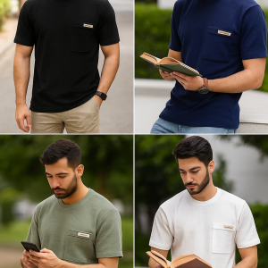 تیشرت پنبه تریکس تک جیب سبک خنک۱٠٠۲