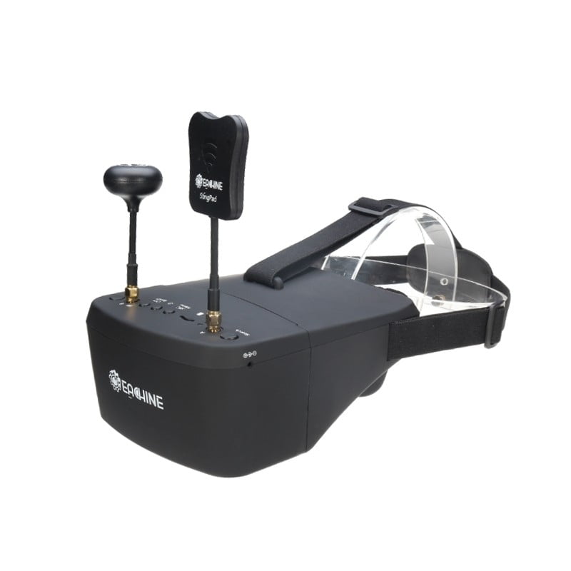 عینک FPV EV800D  | صفحه نمایش ۵ اینچ HD با تنوع آنتن دوگانه (Diversity) و DVR داخلی