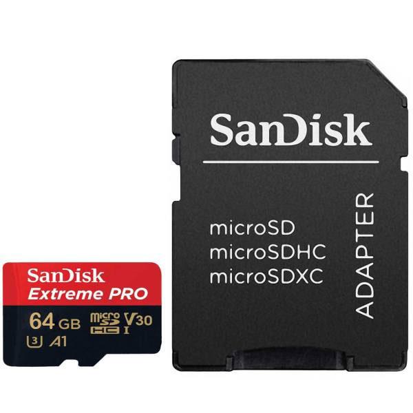Sandisk 64GB Extreme Pro MicroSDXC UHS-I V30