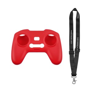 قاب محافظ سیلیکونی  برای ریموت  DJI FPV با بند گردنی مشکی