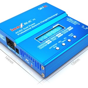شارژر iMAX B6 V2 اسکای آر سی | ۶۰ وات با قابلیت شارژ باتری DJI و بدنه آلومینیومی