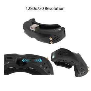 عینک FPV SKY04O PRO اسکای زون | صفحه نمایش OLED با رزولوشن ۱۲۸۰×۷۲۰ و ردیاب سر