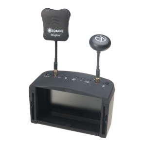 عینک FPV EV800D  | صفحه نمایش ۵ اینچ HD با تنوع آنتن دوگانه (Diversity) و DVR داخلی