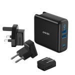 شارژر دیواری سه پورت انکر Anker A2033 PowerPort 3-Port 65W Wall Charger