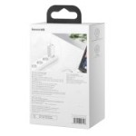 شارژ دیواری فست شارژ تایپ سی و یو اس بی 65 وات بیسوس Baseus CCGAN2P-B02 Dual USB-C Quick Charging