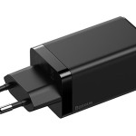 شارژ دیواری فست شارژ تایپ سی و یو اس بی 65 وات بیسوس Baseus CCGAN2P-B02 Dual USB-C Quick Charging