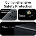 شارژر دیواری فست شارژ تایپ‌سی و یو‌اس‌بی بیسوس Baseus GaN3 Pro 65W Fast Charging Data Cable PSZM000001
