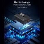 پاور هاب سوپر فست شارژ تایپ سی و یو اس بی 100 وات الدنیو LDNIO A4809C 100W GaN Super Fast Charger