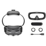 عینک DJI Goggles 3 | صفحه نمایش Micro-OLED 1080p با انتقال تصویر O4 و Real View PiP