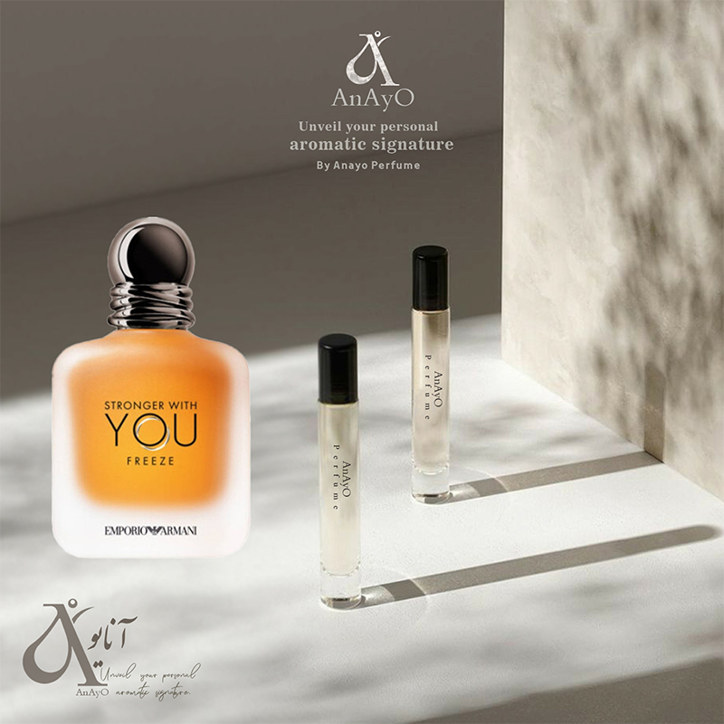 اسانس مشابه ادکلن ادو تویلت مردانه جورجیو آرمانی مدل Stronger With You Freeze حجمی میلی