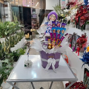 پک عطر ولنتاین دخترکش کد A60 با عروسک و شکلات
