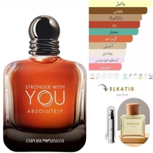 عطر ادکلن مدل با کیفیت استرانگر ویت یو ابسولوتلی (1 میل)گرید Top