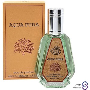 عطر ادوپرفیوم مردانه و زنانه فراگرنس ورد مدل AQUA PURA حجم ۵۰ میل خنک