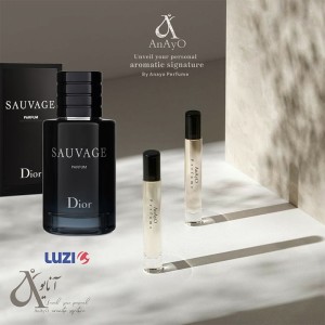 عطر روغنی ادوپرفیوم مردانه لوزی مدل ساواج حجمی میلی خنک تند
