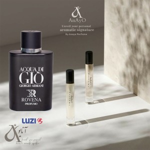 اسانس عطر ادوپرفیوم مردانه لوزی اکسترا پرفیوم جورجیو آرمانی آکوا دی جیو پروفومو حجمی میل تلخ خنک