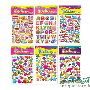 برچسب پفی برجسته استیکرز