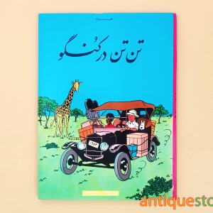 کتاب تن تن در کنگو