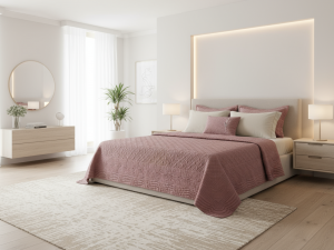 ست روتختی پنبه دوزی مخمل لوکس طرح گندم-رنگبندی