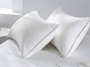 بالش مغزی دوزی  سه لایه الیاف میکرو سفید