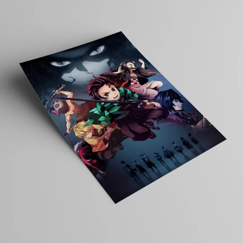 پوستر گلاسه شیطان کش Demon Slayer