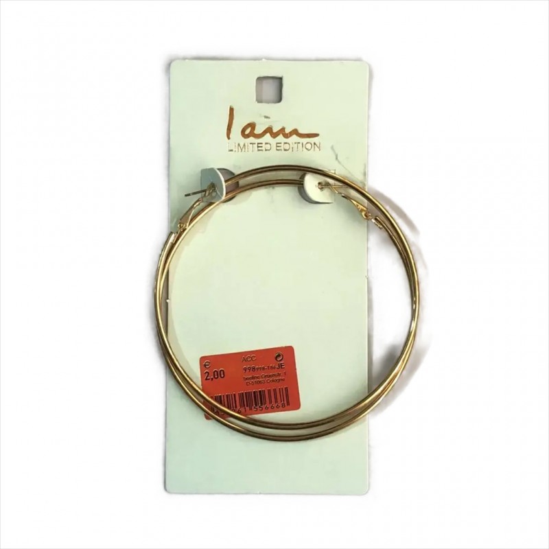 گوشواره حلقه ای بزرگ برند i am