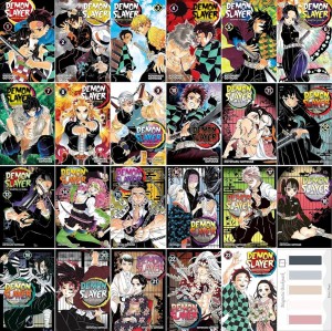 مانگا شیطان کش Demon Slayer جلد 1 تا 23 / تک جلدی (انگلیسی)